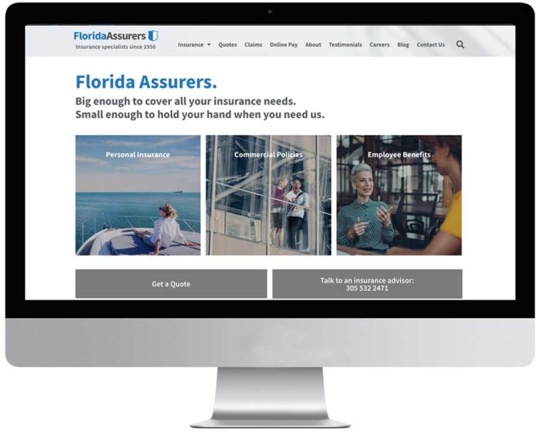 Florida Assurers website design